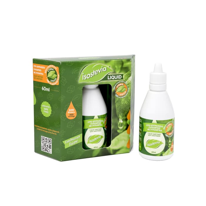 ISOSTEVIA LIQUID Υγρό γλυκαντικό με Στέβια